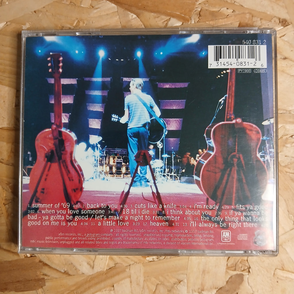 Bryan Adams Unplugged Pre-loved CD Album