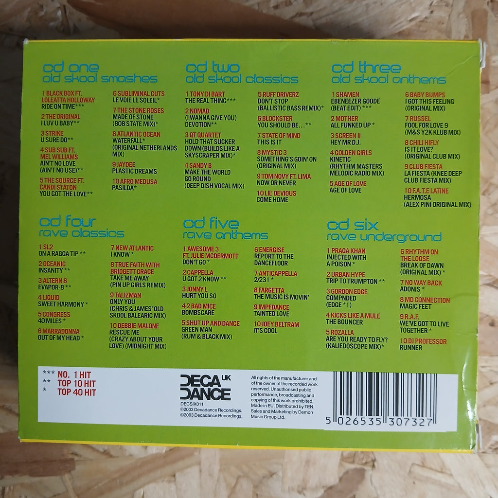 The Ultimate Old Skool Album Pre-loved 6 CD Box Set By DECA Dance