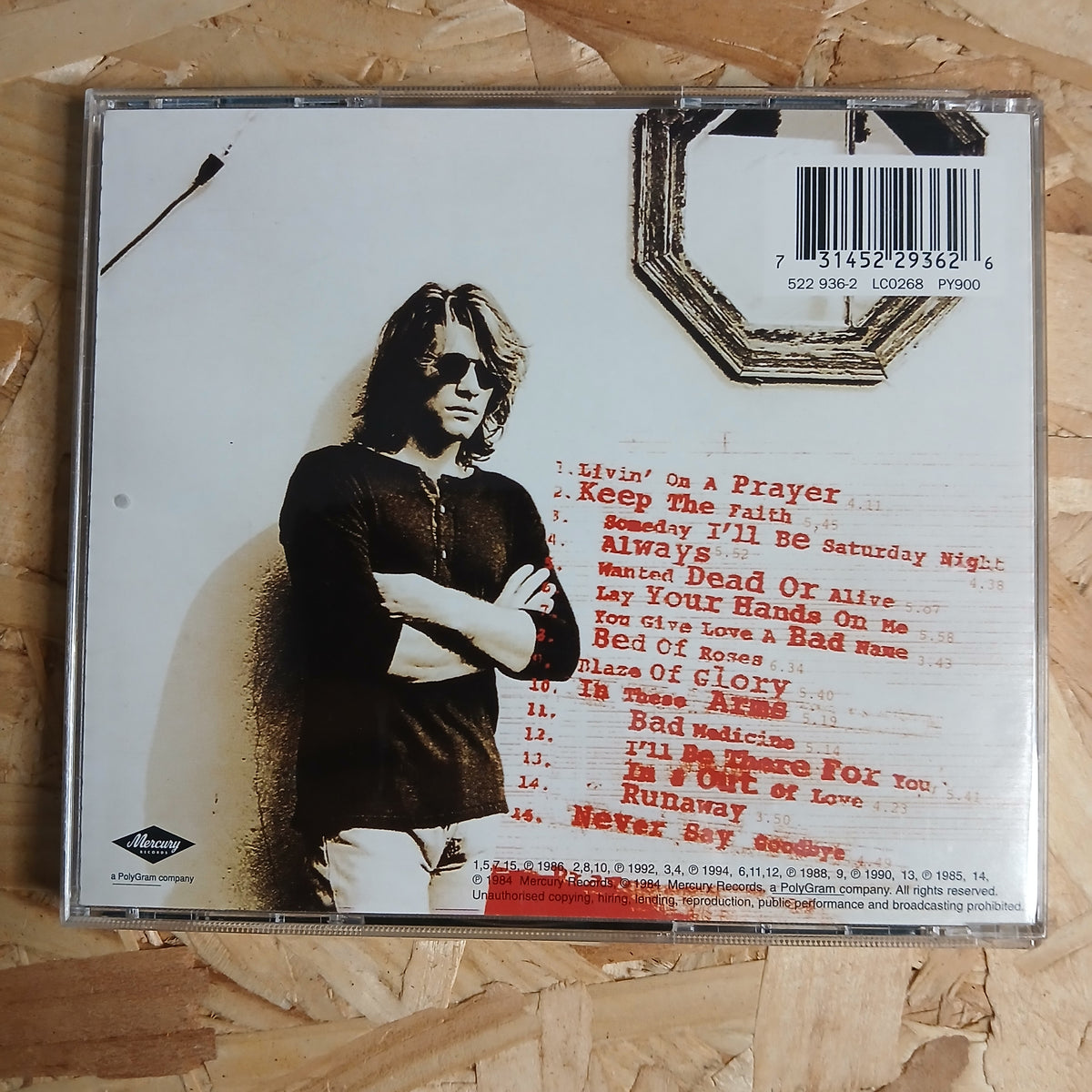 Cross Road Pre-loved CD Album By Bon Jovi