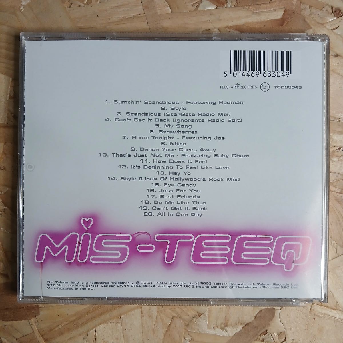 Eye Candy Limited Edition Pre-loved CD Album By Mis-teeq