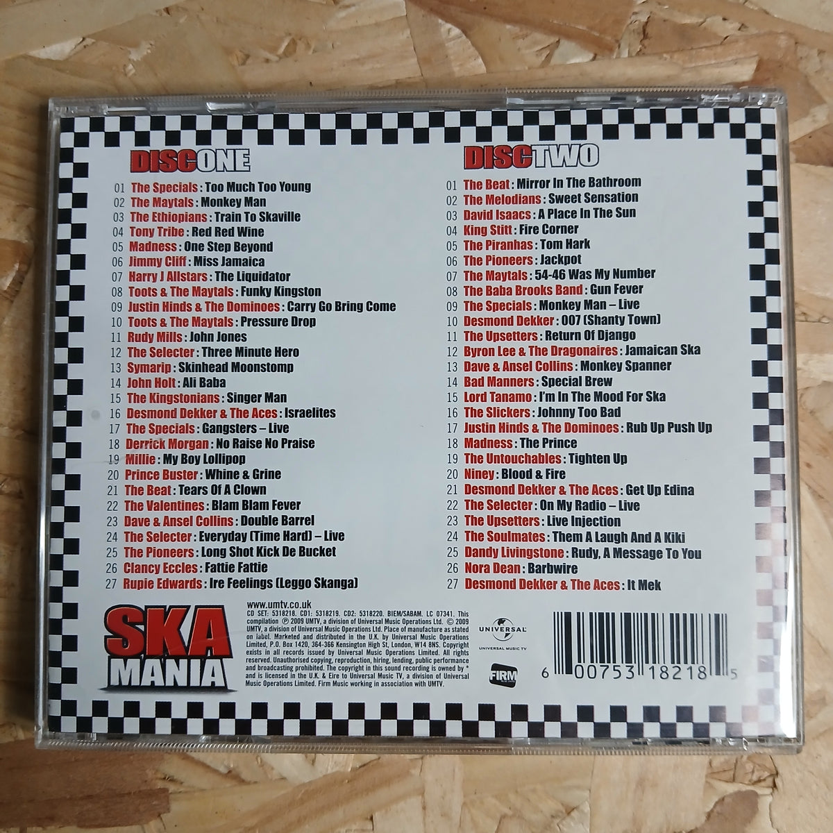 Ska Mania Pre-loved Double CD Album