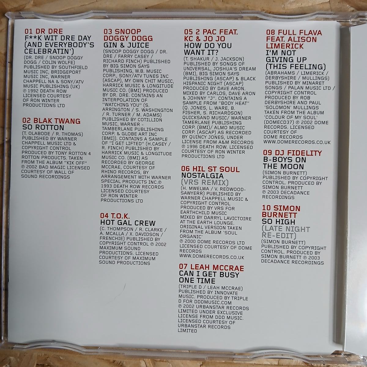 The Ultimate R&B Album Pre-loved 6 CD Box Set By DECA DANCE