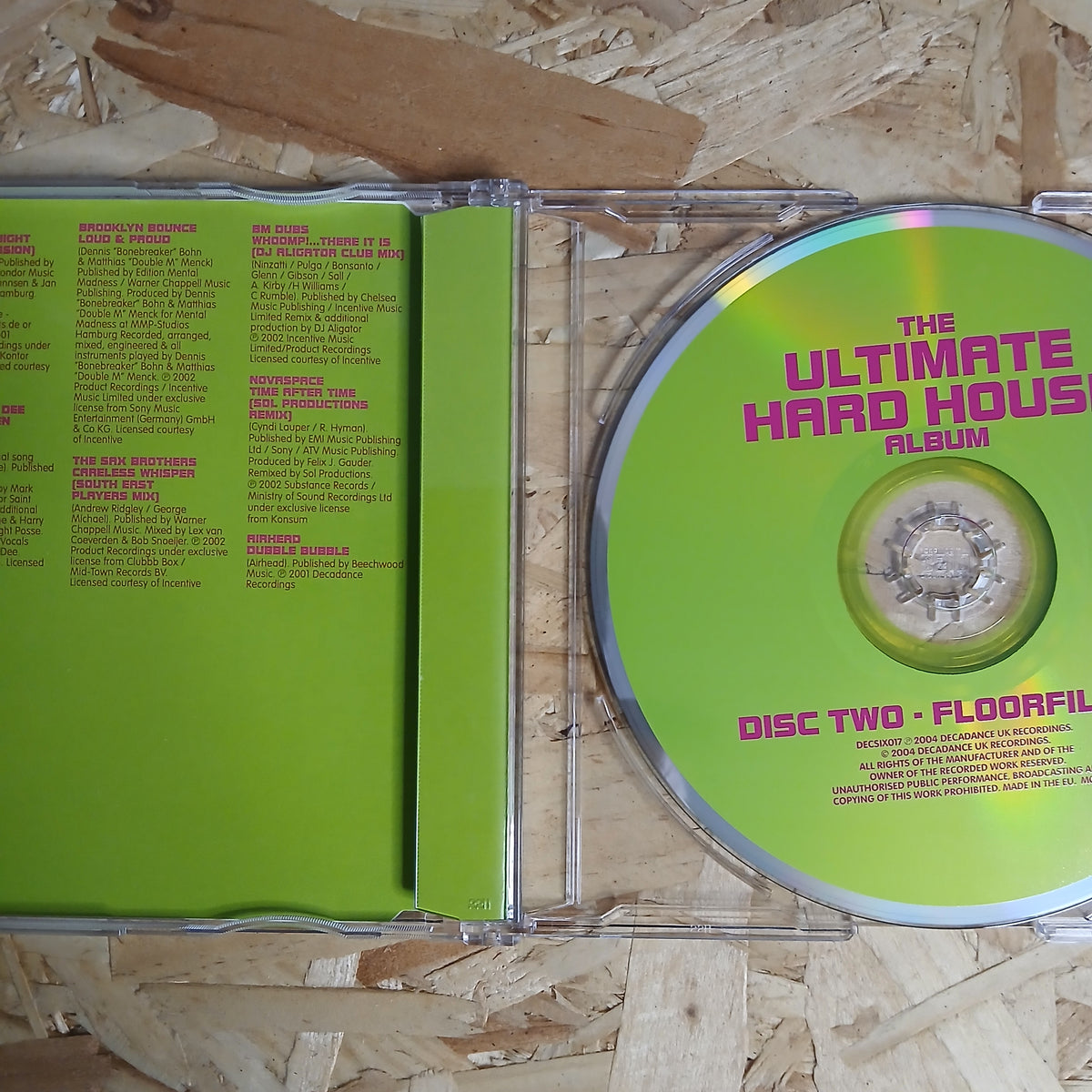 The Ultimate Hard House Album Pre-loved 6 CD Album Box Set By DECA Dance