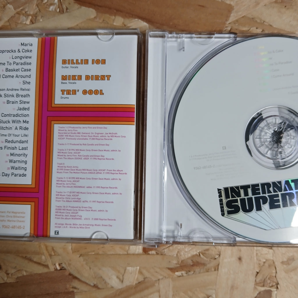 International Superhits! Pre-loved CD Album By Green Day