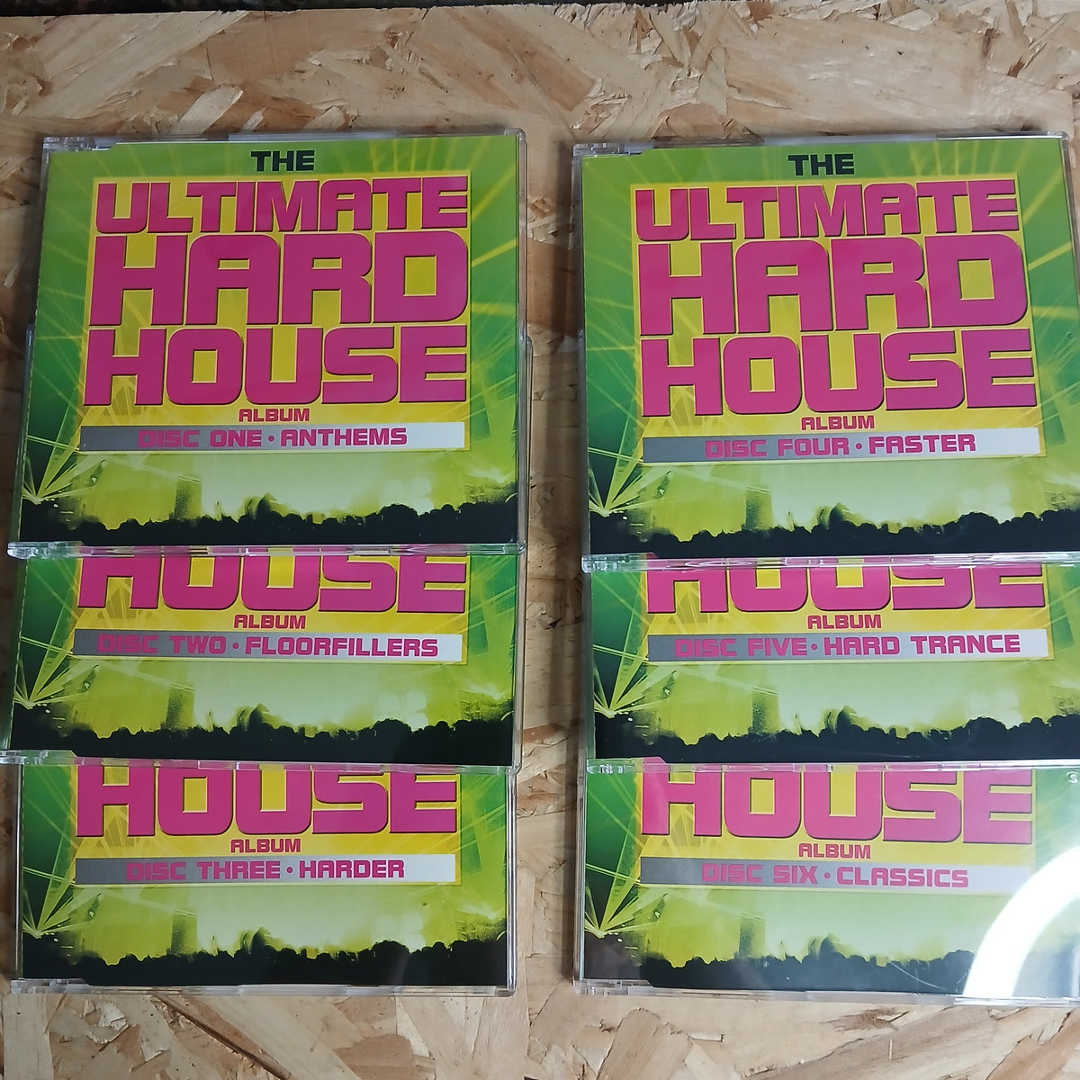 The Ultimate Hard House Album Pre-loved 6 CD Album Box Set By DECA Dance