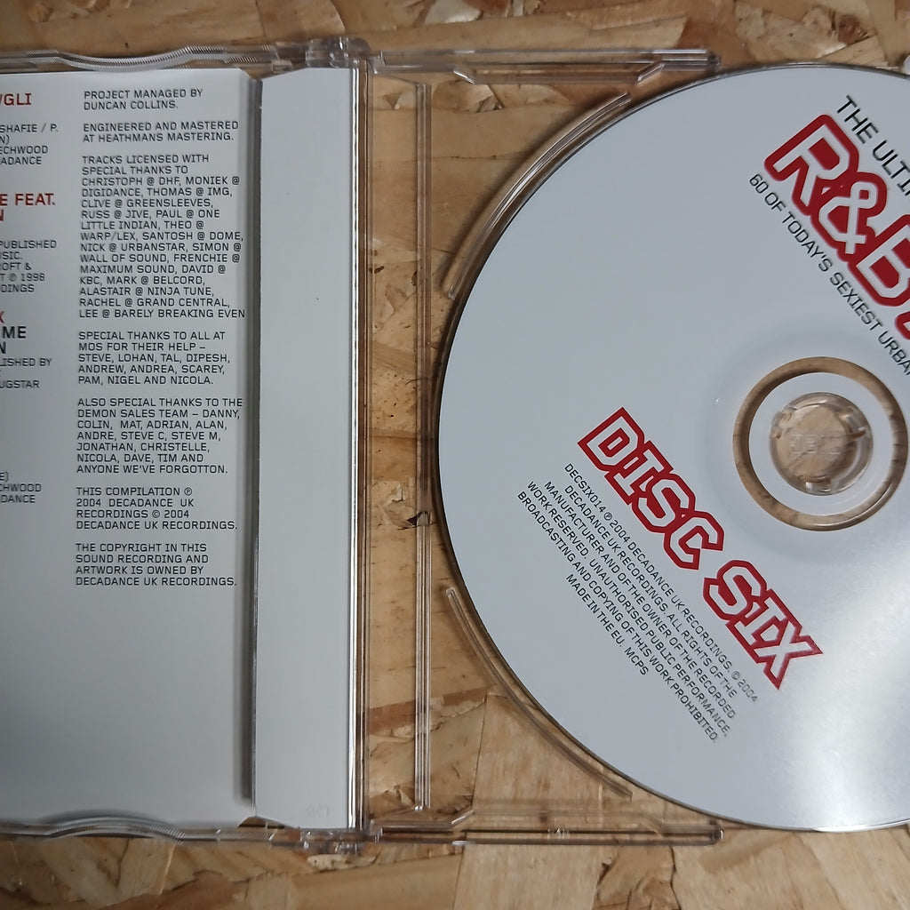 The Ultimate R&B Album Pre-loved 6 CD Box Set By DECA DANCE