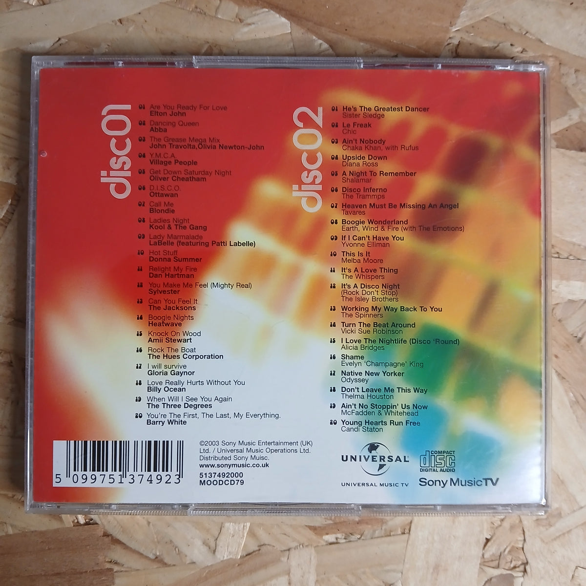 The Disco Album Pre-loved Double CD Album