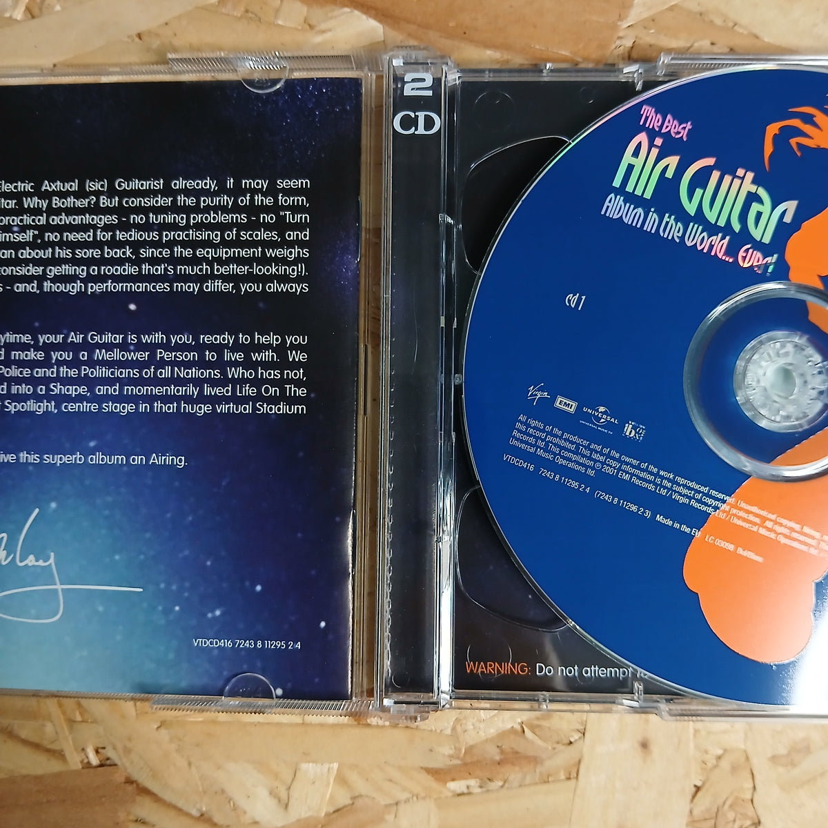 The Best Air Guitar Album In The World Ever Pre-loved Double CD Album