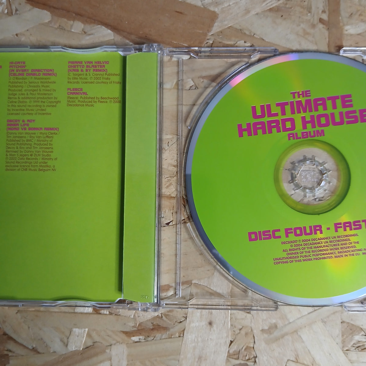 The Ultimate Hard House Album Pre-loved 6 CD Album Box Set By DECA Dance
