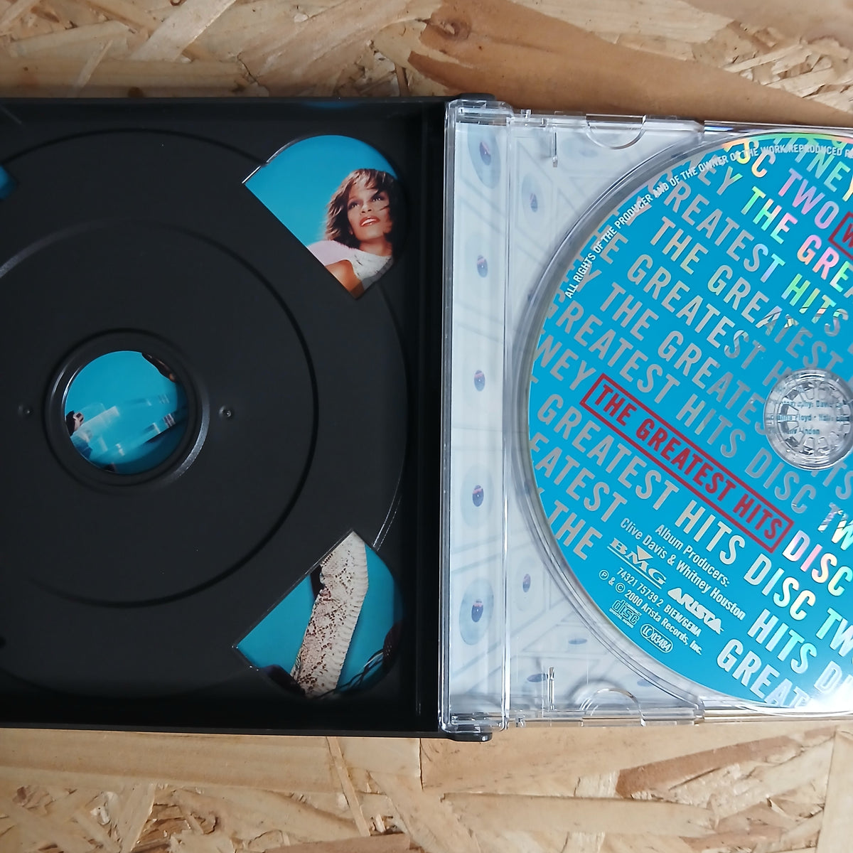 Whitney Houston Greatest Hits Pre-loved Double CD Box Set