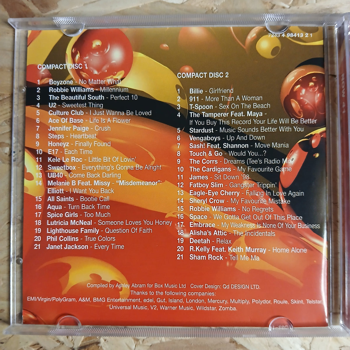 Now That's What I Call Music 41 Pre-loved Double CD Album