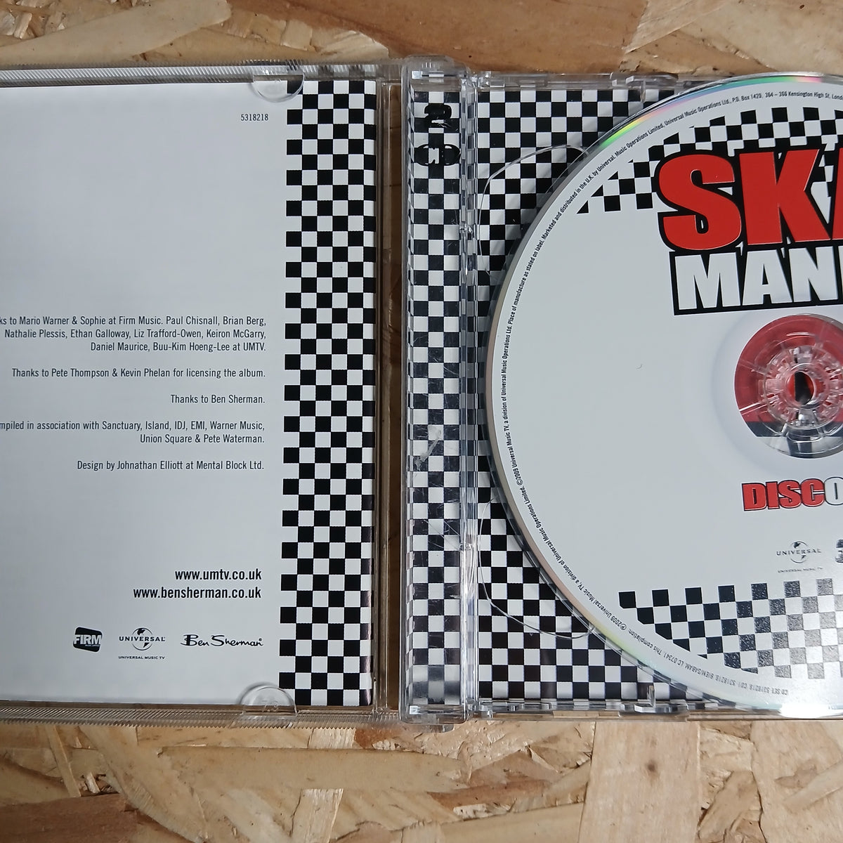 Ska Mania Pre-loved Double CD Album