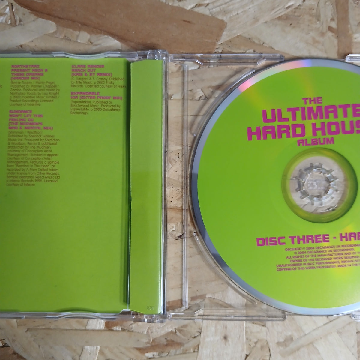 The Ultimate Hard House Album Pre-loved 6 CD Album Box Set By DECA Dance
