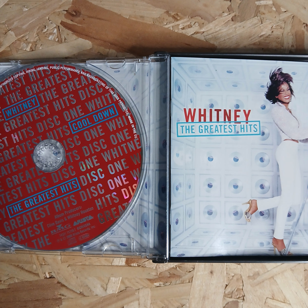 Whitney Houston Greatest Hits Pre-loved Double CD Box Set