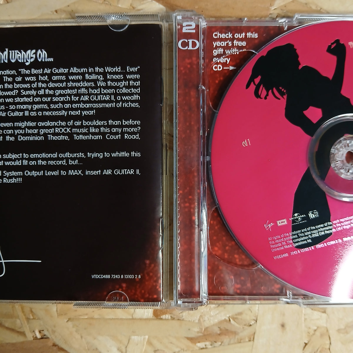 The Best Air Guitar Album In The World 2 Pre-loved Double CD Album