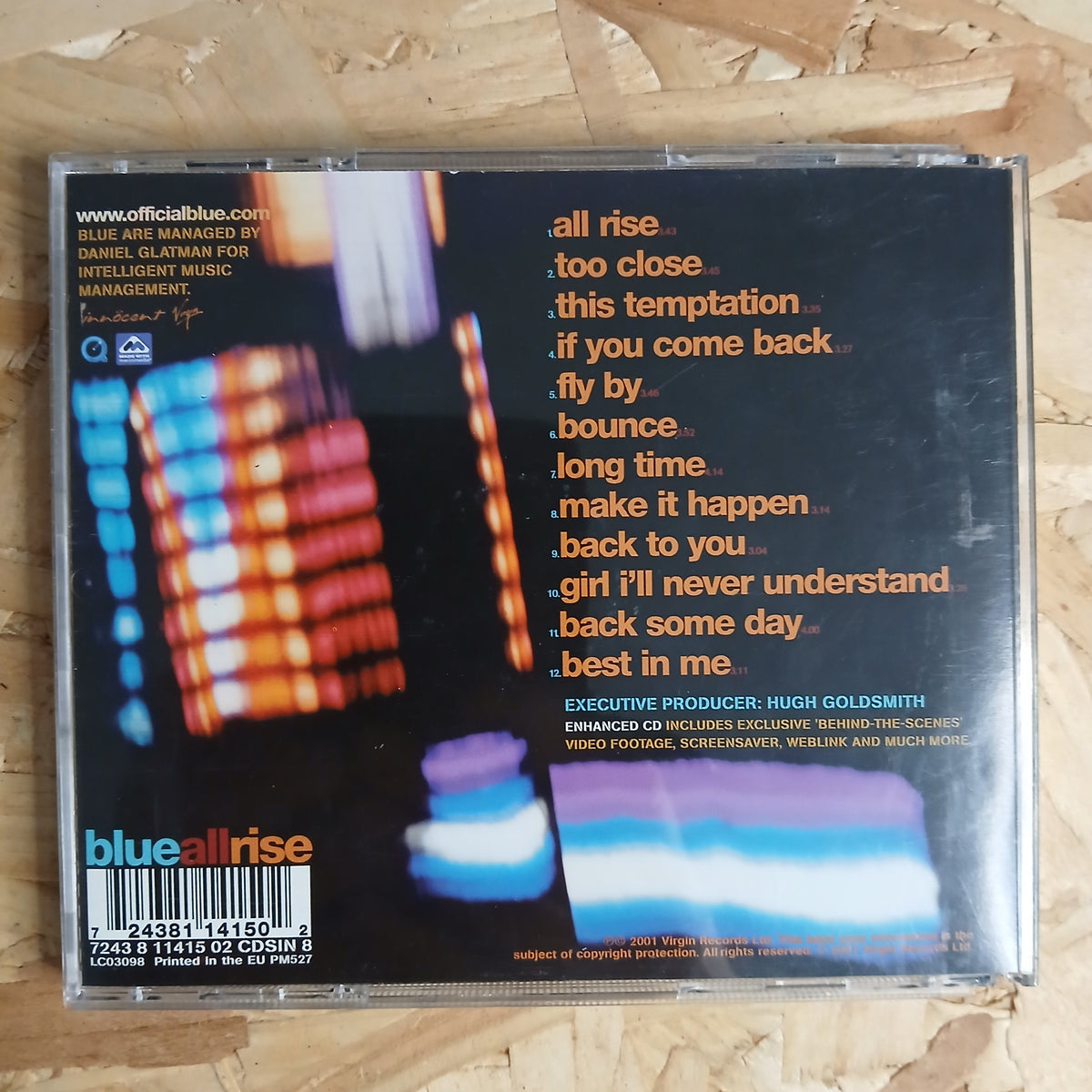 All Rise Pre-loved CD Album By Blue